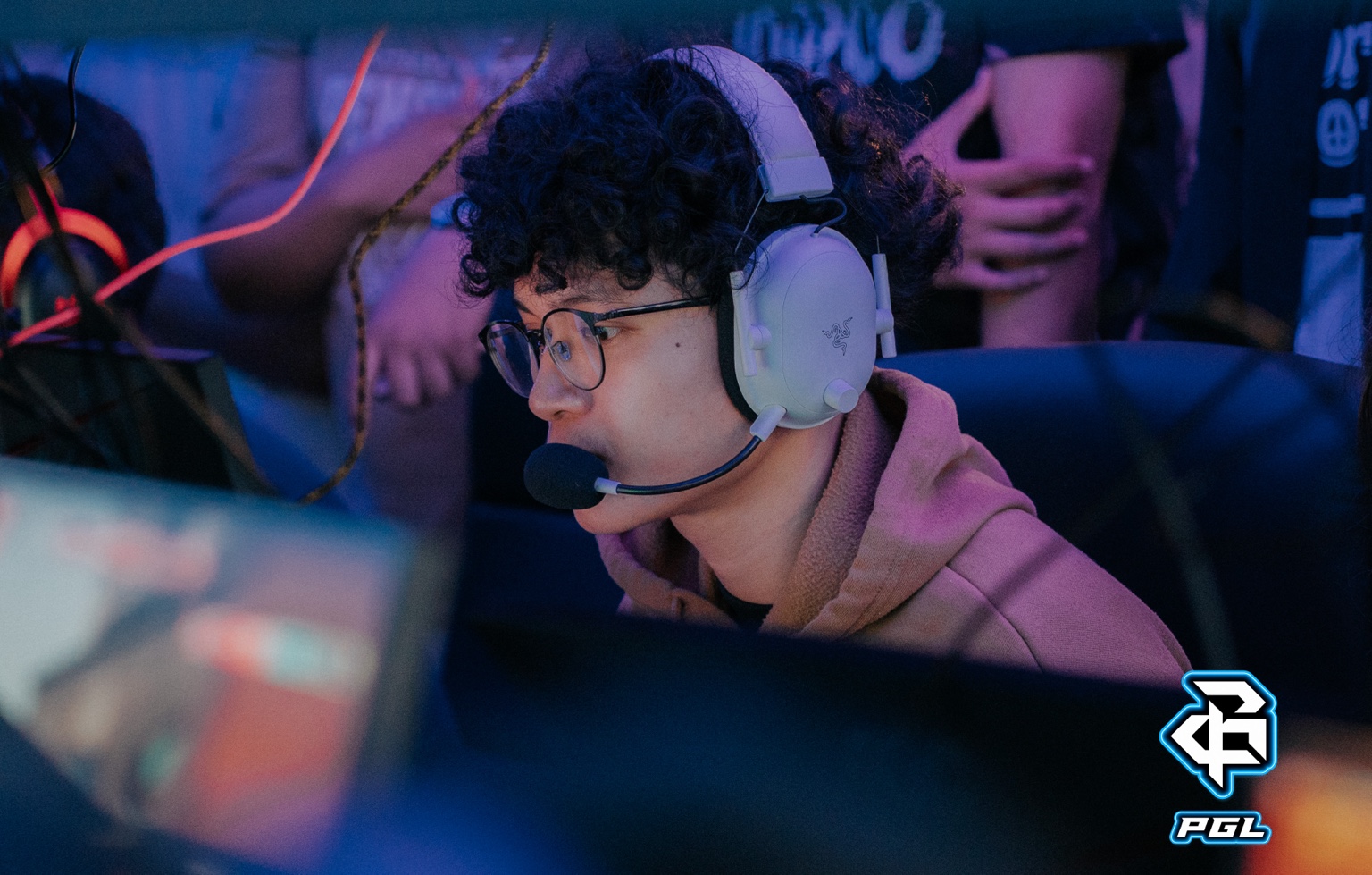 PGL gamer closeup